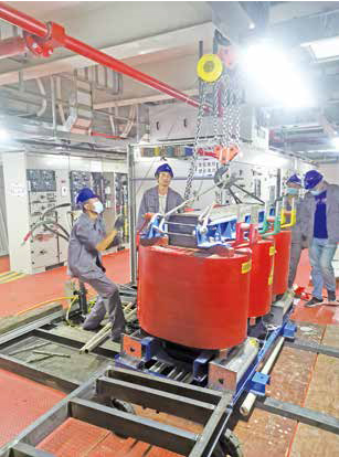 黃島熱電廠配電工程建設